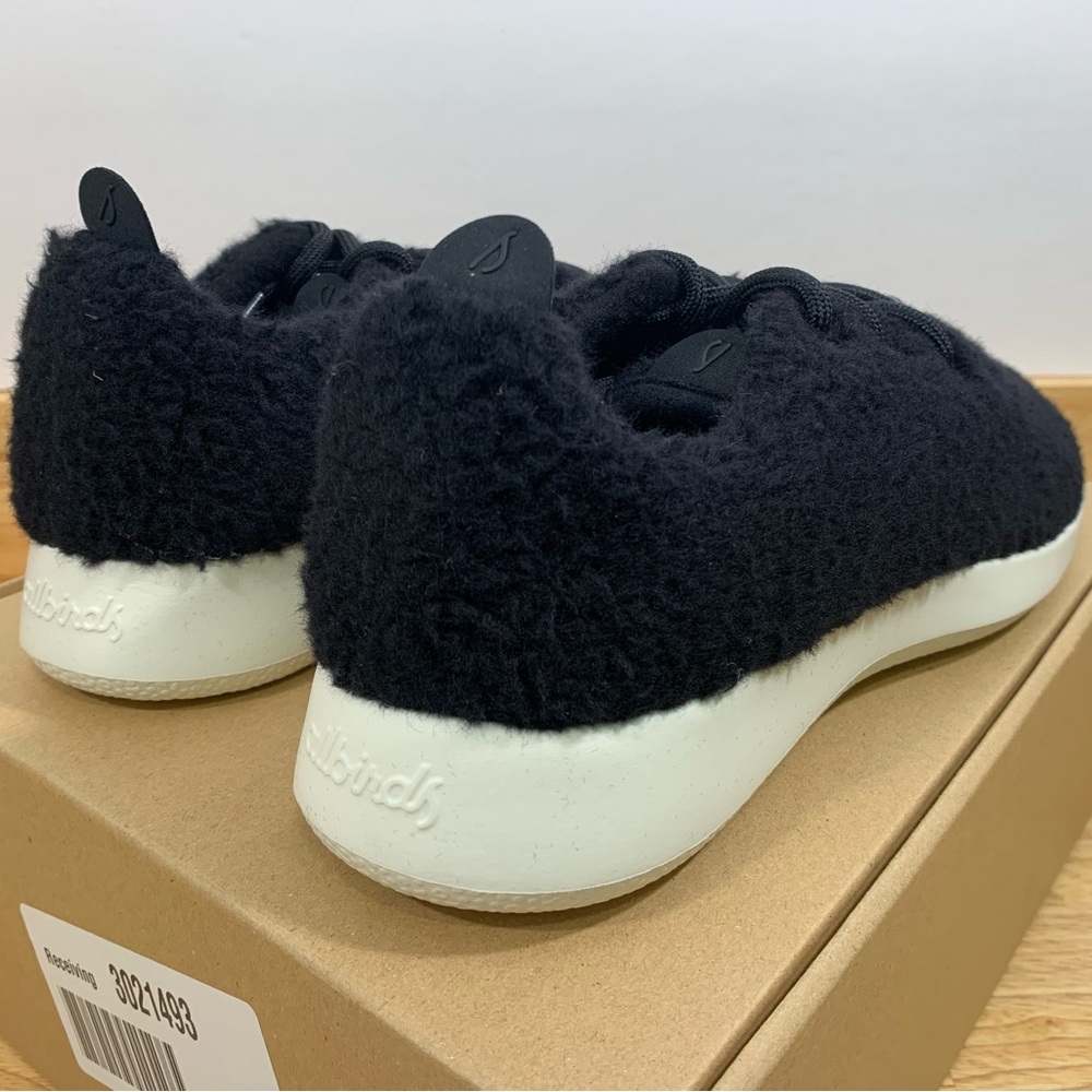 NEW Allbirds M 11 Wool Runner Fluff Natural Black AB009BM110